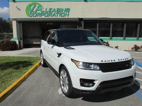 2016 Land Rover Range Rover Sport for sale at VA Leasing Corporation in Doral FL