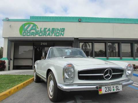1964 Mercedes-Benz 230 SL for sale at VA Leasing Corporation in Doral FL