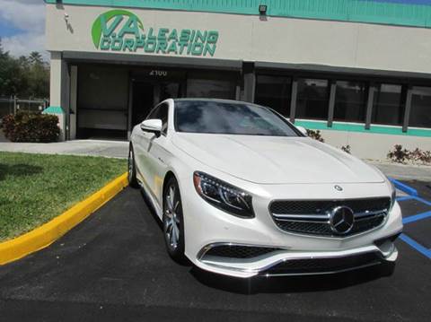 2016 Mercedes-Benz S-Class for sale at VA Leasing Corporation in Doral FL