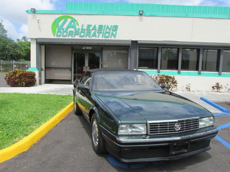 1993 Cadillac Allante for sale at VA Leasing Corporation in Doral FL