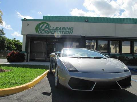 2008 Lamborghini Gallardo for sale at VA Leasing Corporation in Doral FL