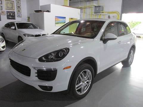 2016 Porsche Cayenne for sale at VA Leasing Corporation in Doral FL
