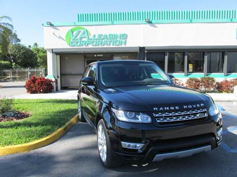 2015 Land Rover Range Rover Sport for sale at VA Leasing Corporation in Doral FL