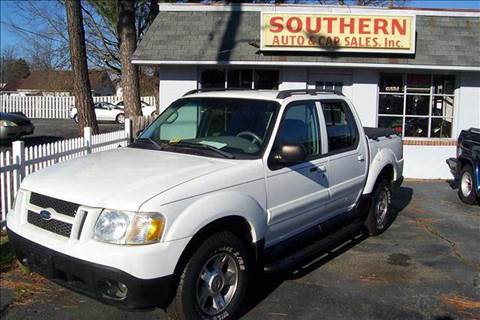 2003 Ford Explorer Sport Trac for sale at Southern Auto Sales Inc - Southern Auto & Cap Sales Inc in Hopewell VA
