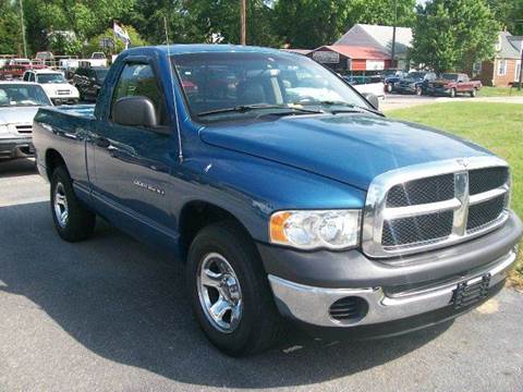 2002 Dodge Ram Pickup 1500 for sale at Southern Auto Sales Inc - Southern Auto & Cap Sales Inc in Hopewell VA