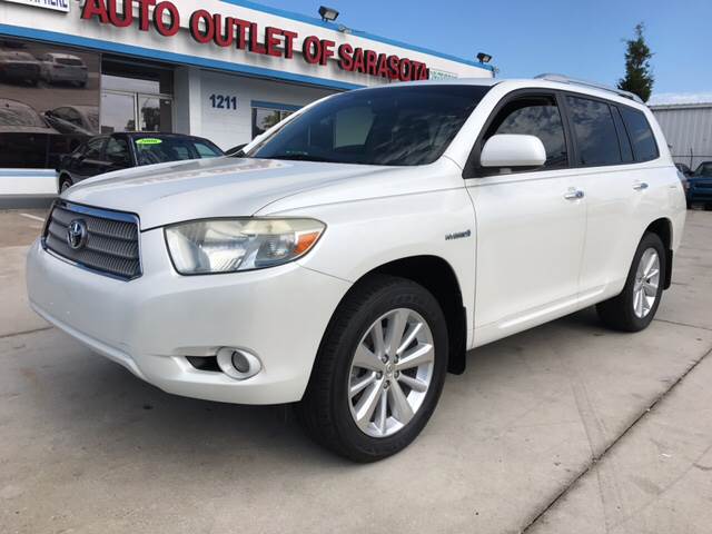 2008 Toyota Highlander Hybrid for sale at Auto Outlet of Sarasota in Sarasota FL