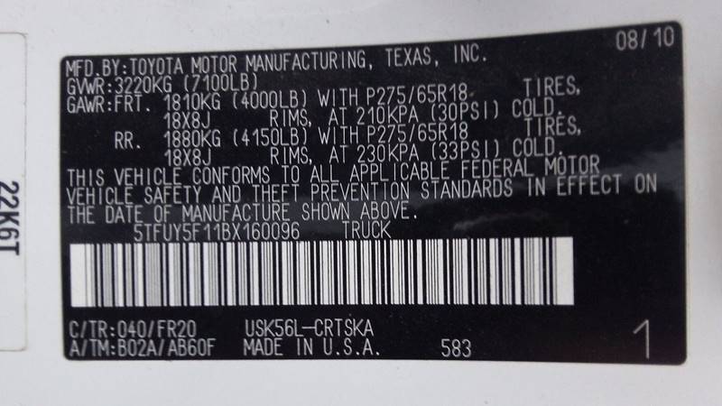 2011 Toyota Tundra