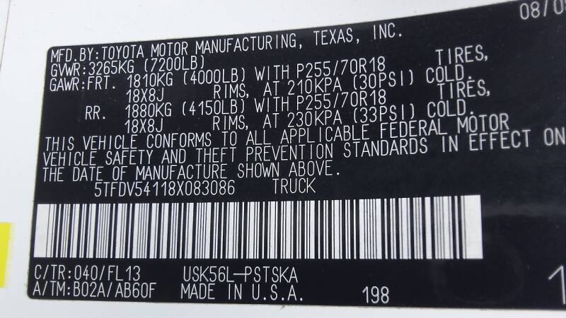 2008 Toyota Tundra