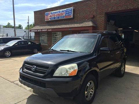 2003 Honda Pilot for sale at AMERICAN AUTO CREDIT in Cleveland OH