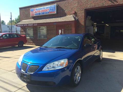 2007 Pontiac G6 for sale at AMERICAN AUTO CREDIT in Cleveland OH