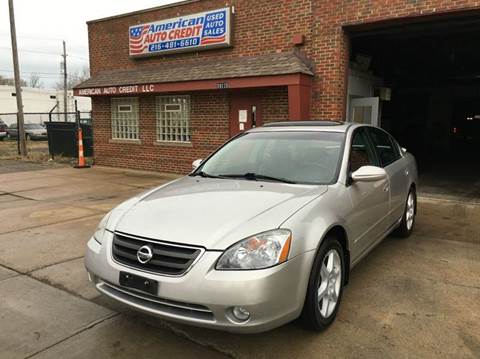 2002 Nissan Altima for sale at AMERICAN AUTO CREDIT in Cleveland OH