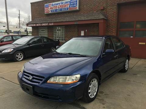 2001 Honda Accord for sale at AMERICAN AUTO CREDIT in Cleveland OH