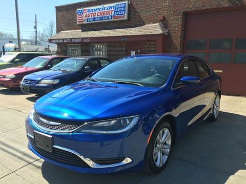 2015 Chrysler 200 for sale at AMERICAN AUTO CREDIT in Cleveland OH