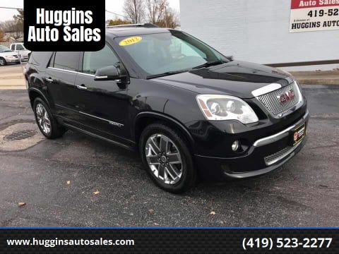 2012 Gmc Acadia Sl Gmc Cars For Sale Acadia