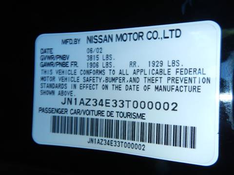 2003 Nissan 350Z Touring