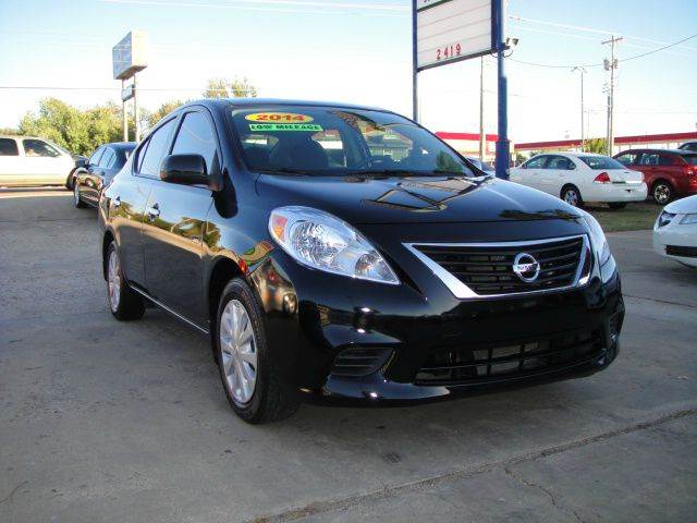 2014 Nissan Versa for sale at AUTO BARGAIN, INC in Oklahoma City OK