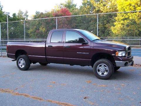 2005 Dodge Ram Pickup 2500 for sale at William's Car Sales aka Fat Willy's in Atkinson NH