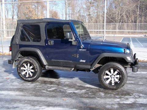 2003 Jeep Wrangler Sport for sale at William's Car Sales aka Fat Willy's in Atkinson NH