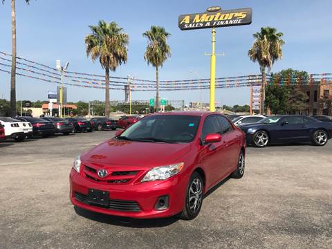 2012 Toyota Corolla for sale at A MOTORS SALES AND FINANCE in San Antonio TX