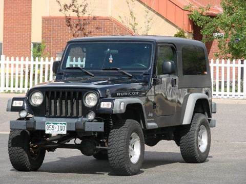 2005 Jeep Wrangler for sale at THE MANHATTAN AUTO GROUP in Greeley CO