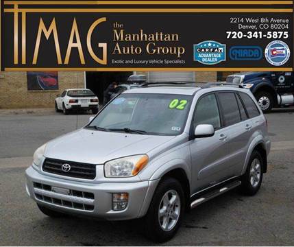 2002 Toyota RAV4 for sale at THE MANHATTAN AUTO GROUP in Lakewood CO
