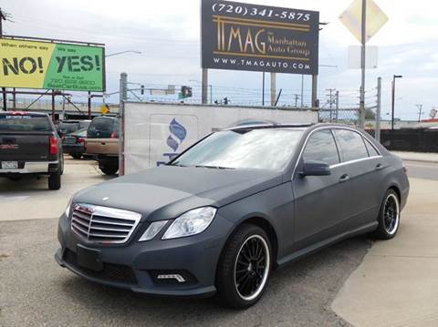 2011 Mercedes-Benz E-Class for sale at THE MANHATTAN AUTO GROUP in Greeley CO