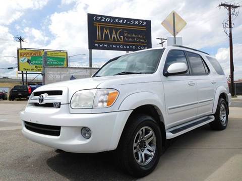 2005 Toyota Sequoia for sale at THE MANHATTAN AUTO GROUP in Lakewood CO