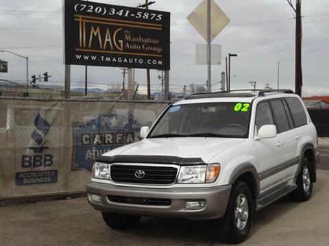 2002 Toyota Land Cruiser for sale at THE MANHATTAN AUTO GROUP in Lakewood CO