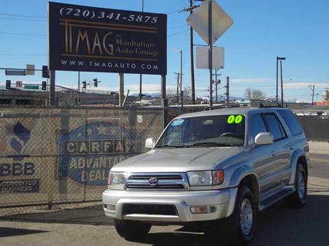 2000 Toyota 4Runner for sale at THE MANHATTAN AUTO GROUP in Lakewood CO