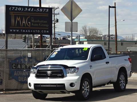 2013 Toyota Tundra for sale at THE MANHATTAN AUTO GROUP in Greeley CO