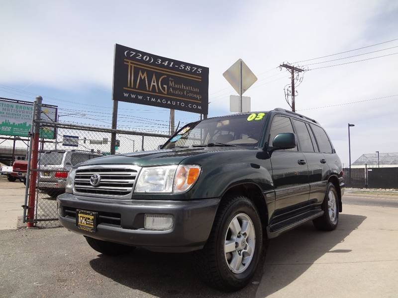 2003 Toyota Land Cruiser for sale at THE MANHATTAN AUTO GROUP in Lakewood CO