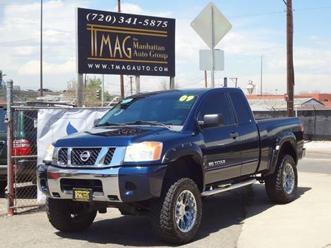 2008 Nissan Titan for sale at THE MANHATTAN AUTO GROUP in Greeley CO