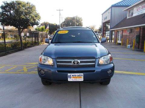 2006 Toyota Highlander Hybrid for sale at N.S. Auto Sales Inc. in Houston TX