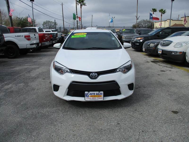 2015 Toyota Corolla for sale at N.S. Auto Sales Inc. in Houston TX