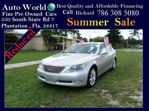 2008 Lexus LS 460 for sale at Auto World US Corp in Plantation FL