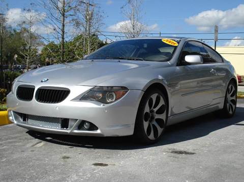 2005 BMW 6 Series for sale at Auto World US Corp in Plantation FL