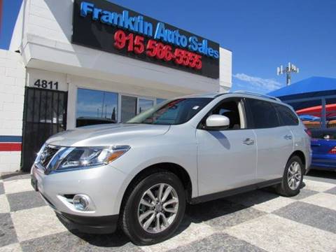 2016 Nissan Pathfinder for sale at Franklin Auto Sales in El Paso TX