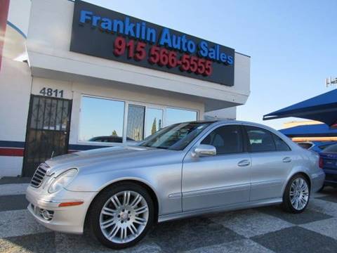 2008 Mercedes-Benz E-Class for sale at Franklin Auto Sales in El Paso TX