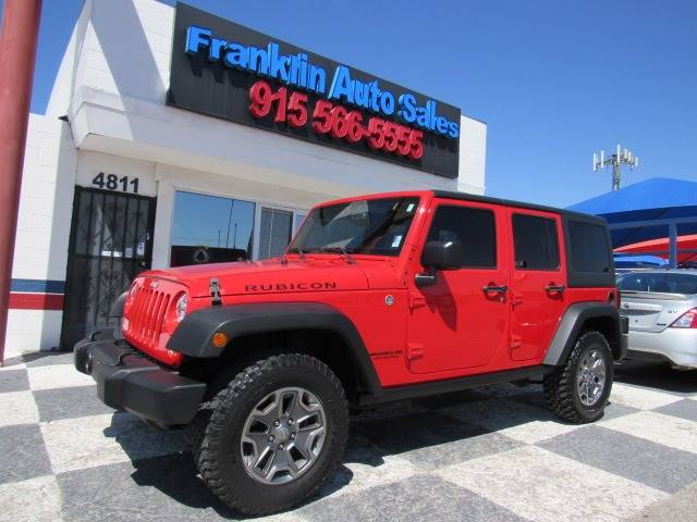 2015 Jeep Wrangler Unlimited for sale at Franklin Auto Sales in El Paso TX