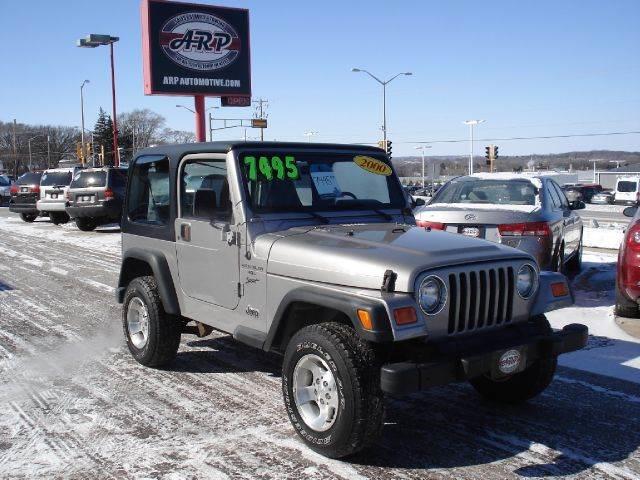 2000 Jeep Wrangler for sale at ARP in Waukesha WI