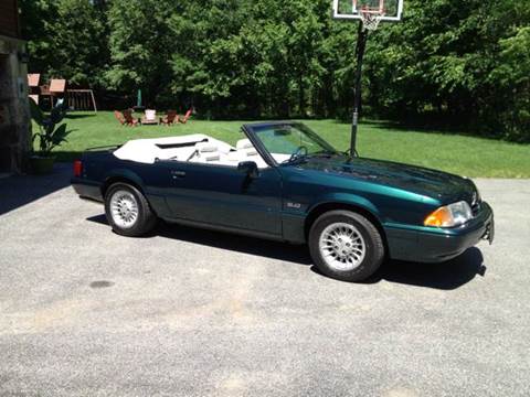 1990 Ford Mustang for sale at Memory Auto Sales-Classic Cars Cafe in Putnam Valley NY