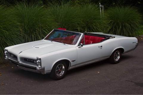 1966 Pontiac GTO for sale at Memory Auto Sales-Classic Cars Cafe in Putnam Valley NY