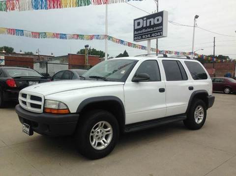 2003 Dodge Durango for sale at Dino Auto Sales in Omaha NE