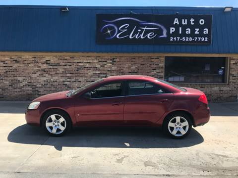 2009 Pontiac G6 for sale at Elite Auto Plaza in Springfield IL