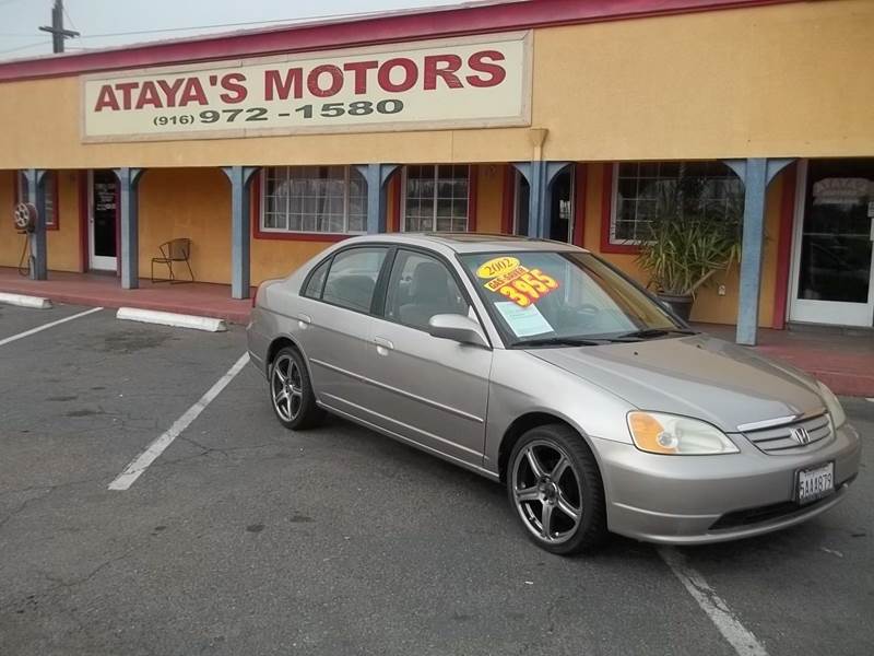 2002 Honda Civic for sale at Atayas Motors INC #1 in Sacramento CA