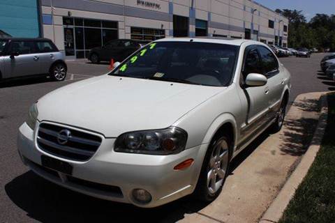 2003 Nissan Maxima for sale at M & M Auto Brokers in Chantilly VA