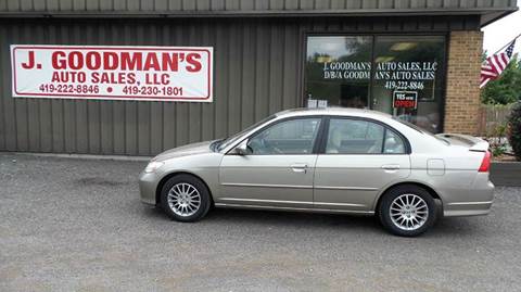 2005 Honda Civic for sale at Goodman Auto Sales in Lima OH