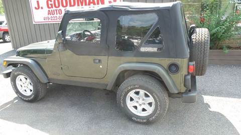 2004 Jeep Wrangler for sale at Goodman Auto Sales in Lima OH
