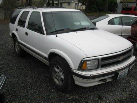1995 Chevrolet Blazer for sale at MIDLAND MOTORS LLC in Tacoma WA