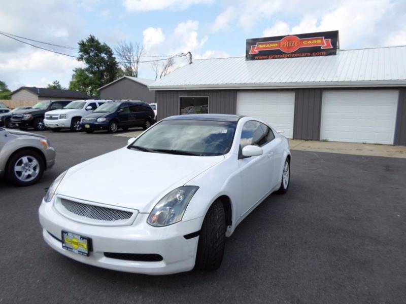 2004 Infiniti G35 for sale at Grand Prize Cars in Cedar Lake IN